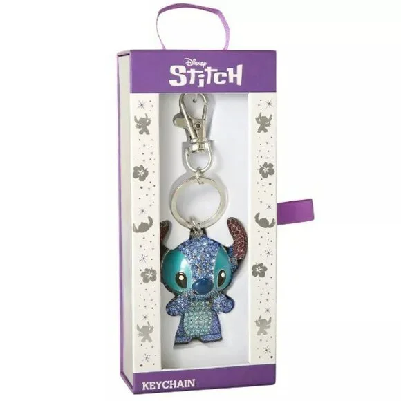 Disney Stitch Pave 3D Bling Keychain NIB​